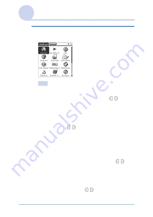 Sony PEG-TJ25 CLIE Handbook  (primary manual) Скачать руководство пользователя страница 31