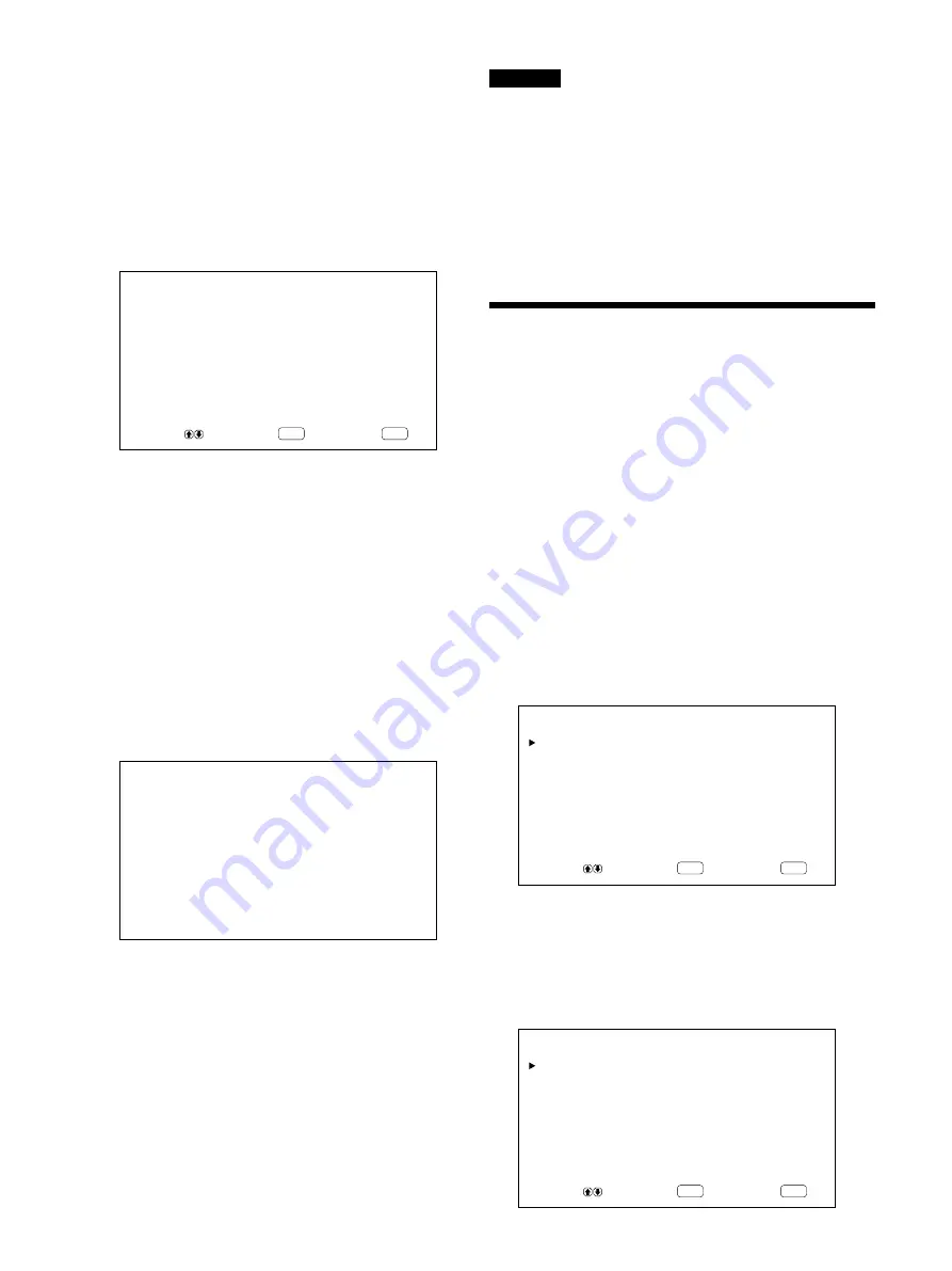 Sony PFM-42B2 Operating Instructions Manual Download Page 181