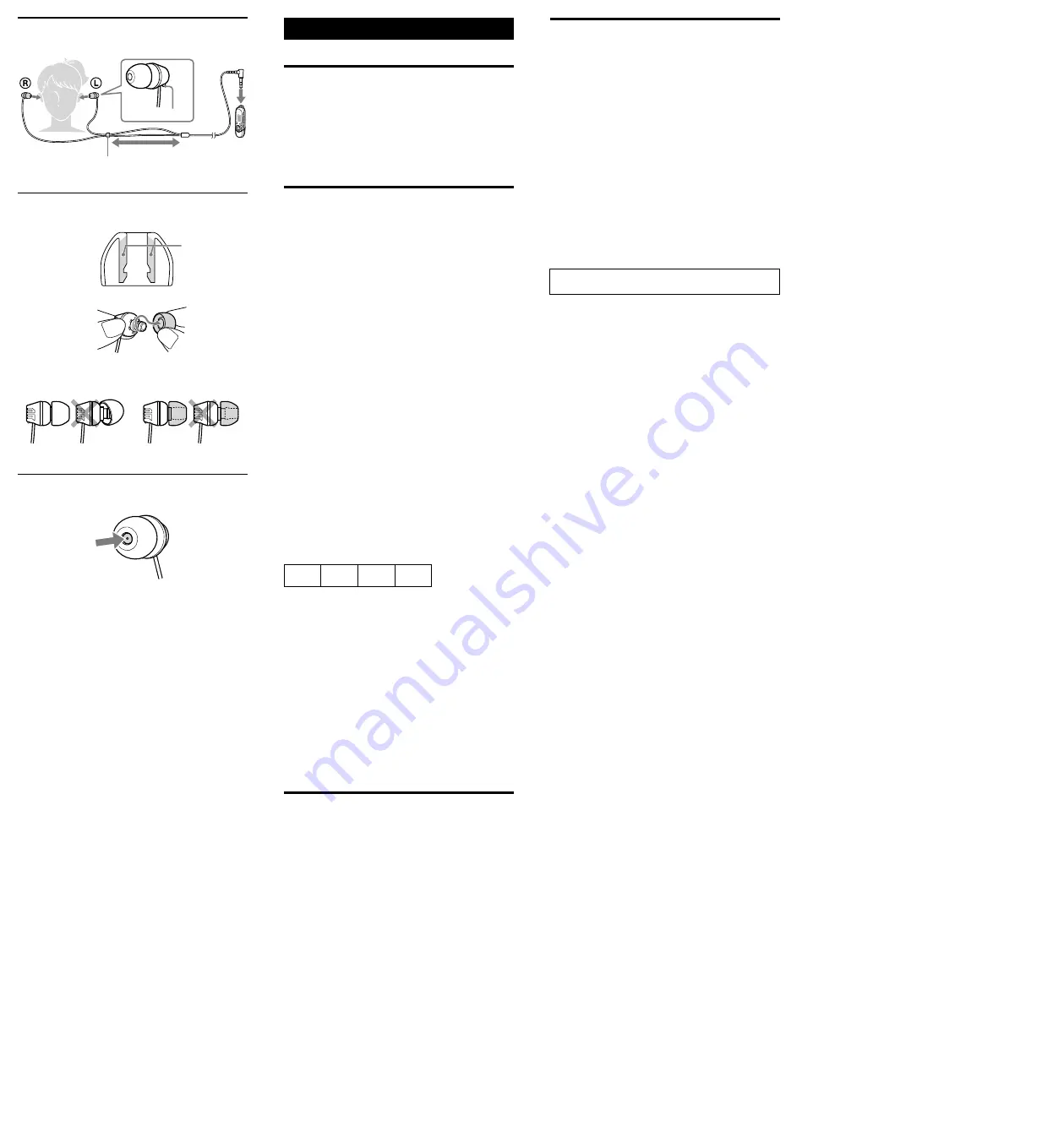 Sony PIIQ MDR-PQ6 Operating Instructions Download Page 2