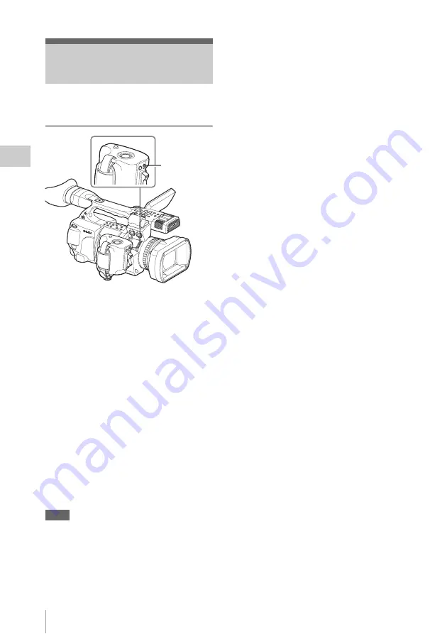 Sony PMW-EX1R Operating Instructions Manual Download Page 68