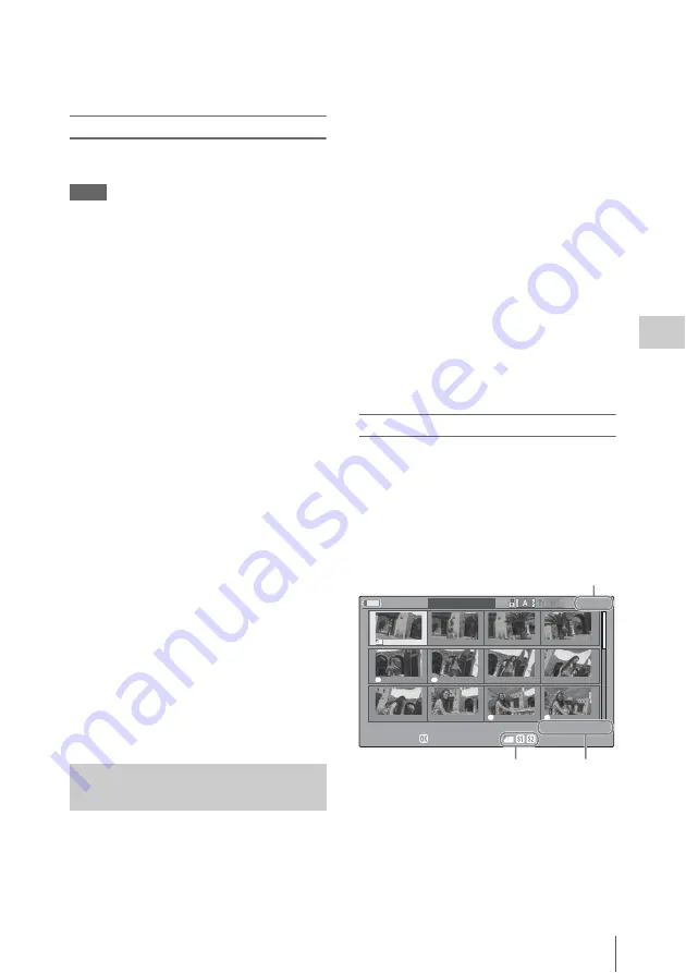 Sony PMW-EX1R Operating Instructions Manual Download Page 109