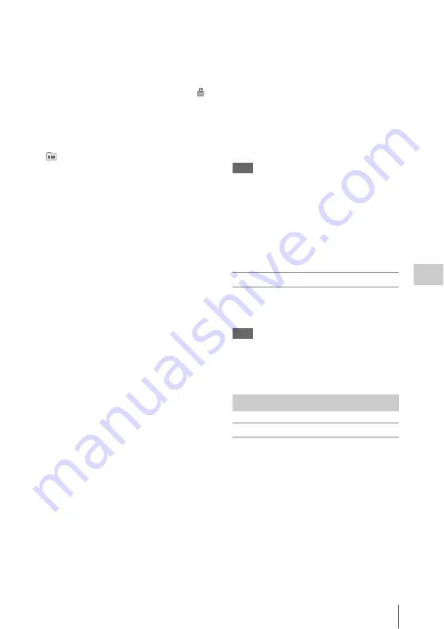 Sony PMW400K Operating Instructions Manual Download Page 97