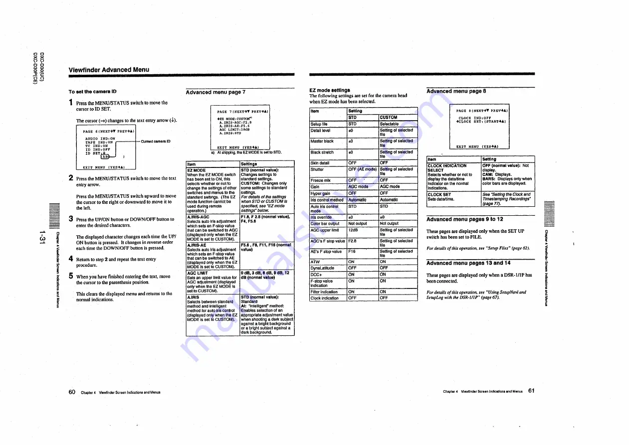 Sony PowerHAD DXC-D30 Service Manual Download Page 34