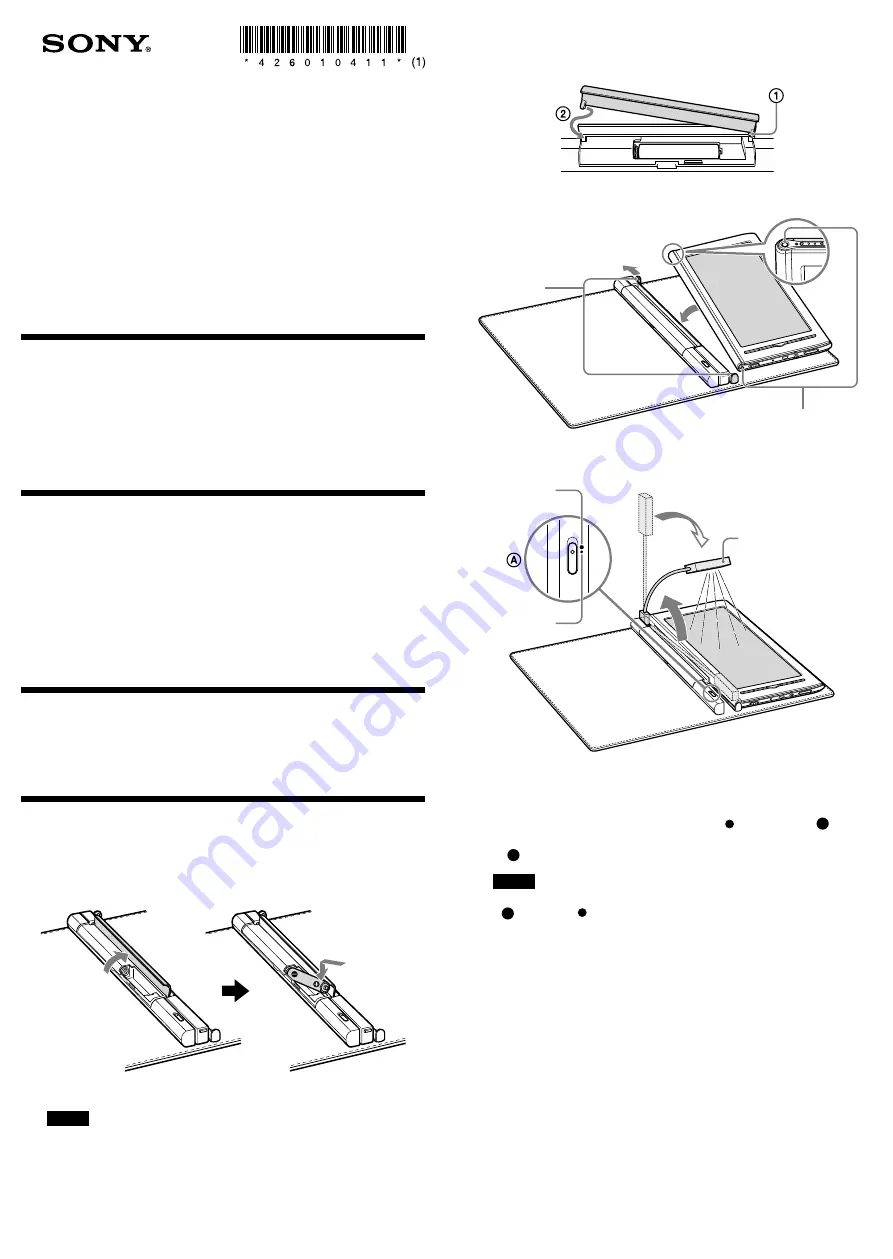 Sony PRSA-CL95 User Manual Download Page 1