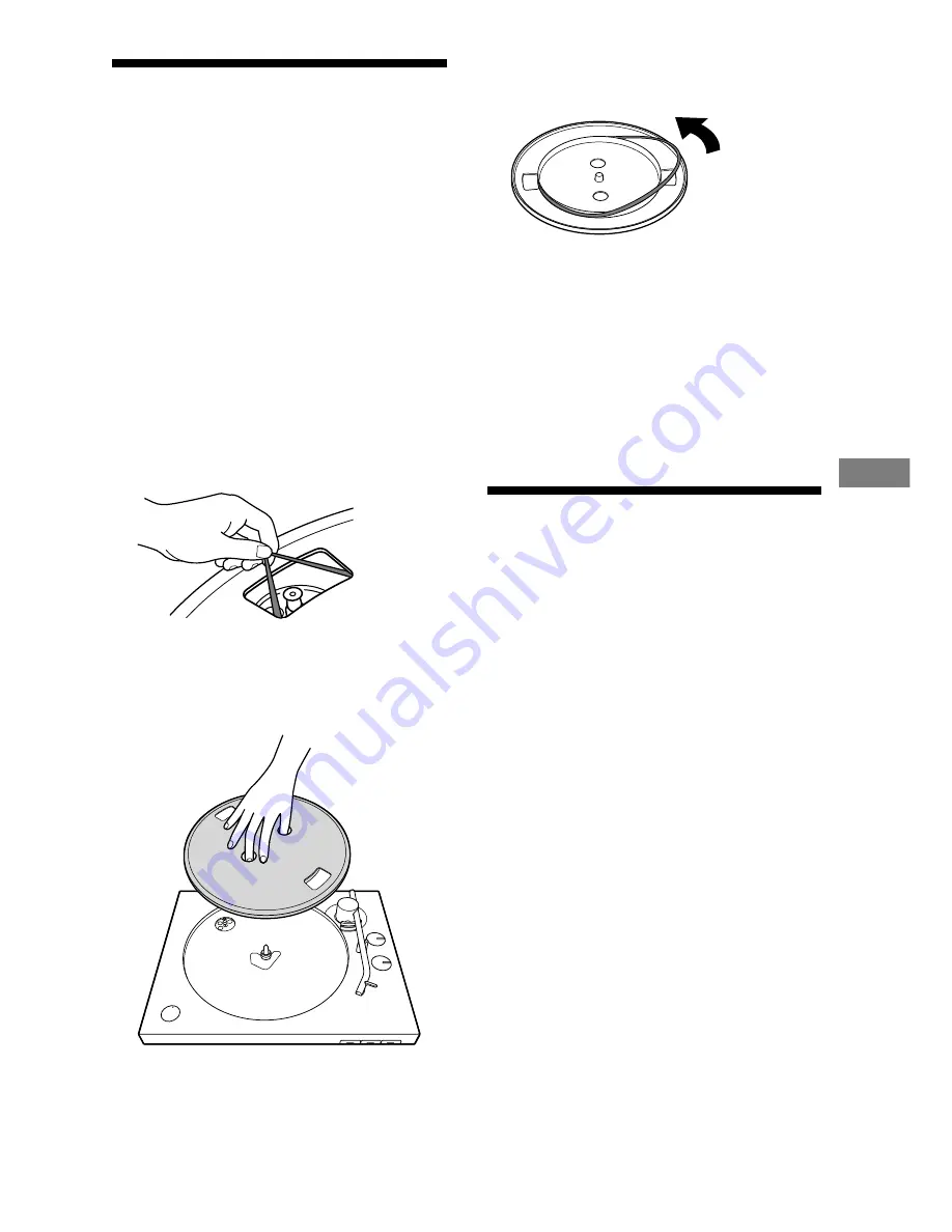 Sony PS-LX310BT Operating Instructions Manual Download Page 23