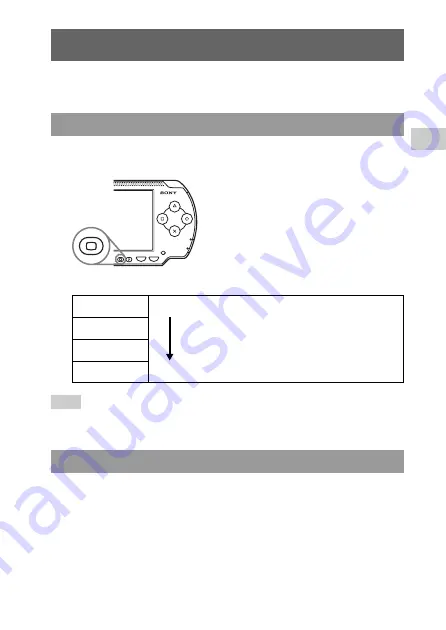 Sony PSP-1001 K Instruction Manual Download Page 35