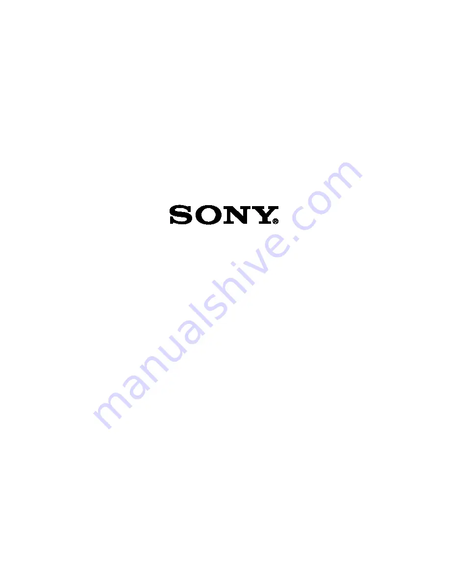 Sony Puppy FIU-900 User Manual Download Page 3