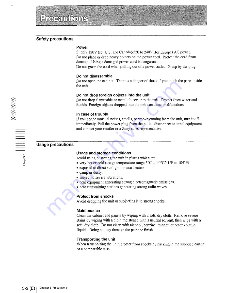 Sony PVE-500 Operating Instructions Manual Download Page 26