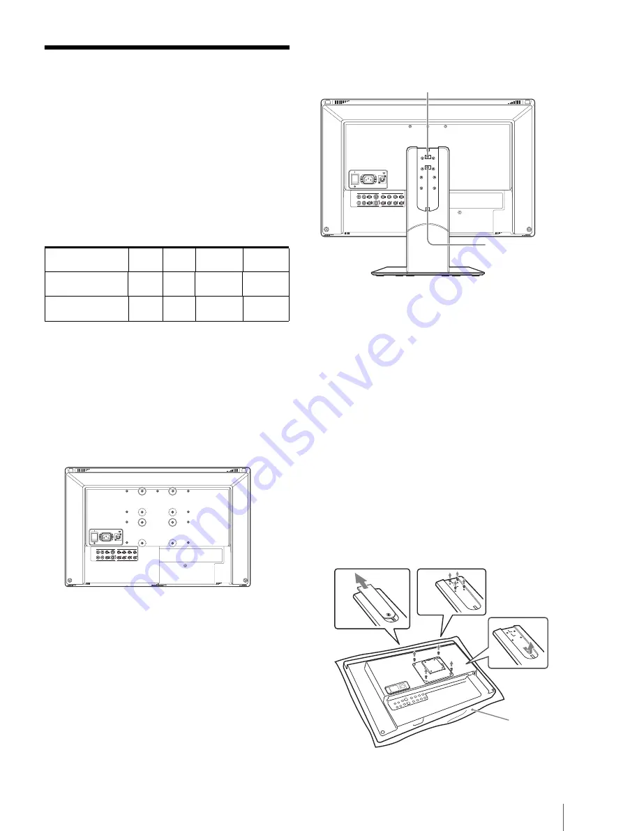 Sony PVM-2541 PVM-1741 PVM-740 LMD-2451W LMD-1751W LMD-4251TD LMD-2451TD LMD-2341W LMD-2041W LMD-1541W LMD-940W LMD-1530W LMD-2110W L Скачать руководство пользователя страница 13