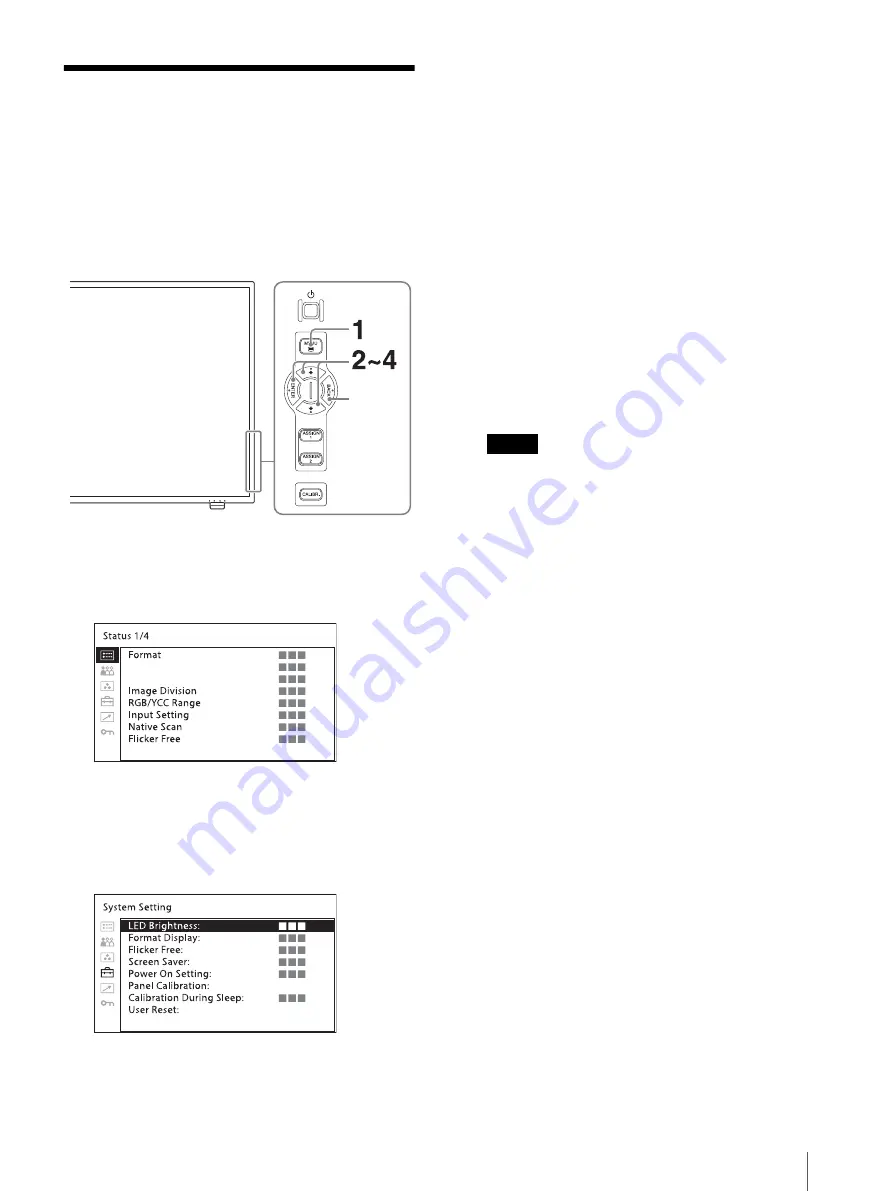 Sony PVM-X550 Operating Instructions Manual Download Page 21