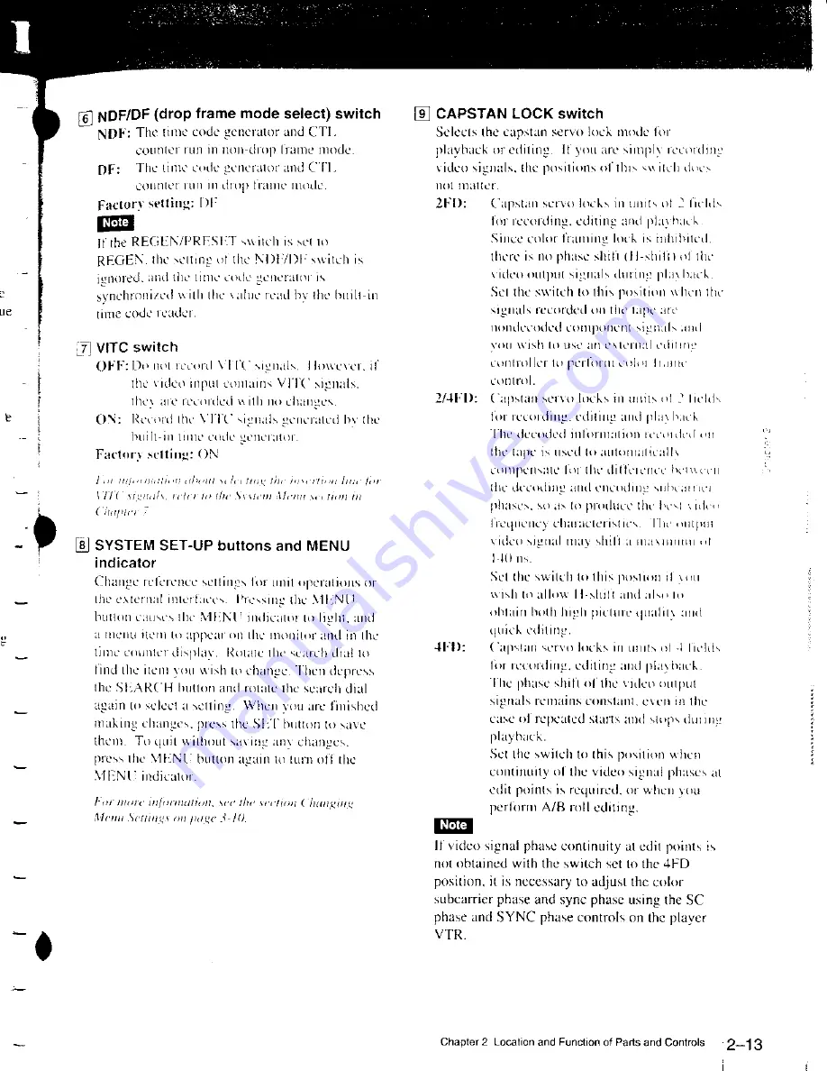 Sony PVW-2800 Operating Instructions Manual Download Page 25