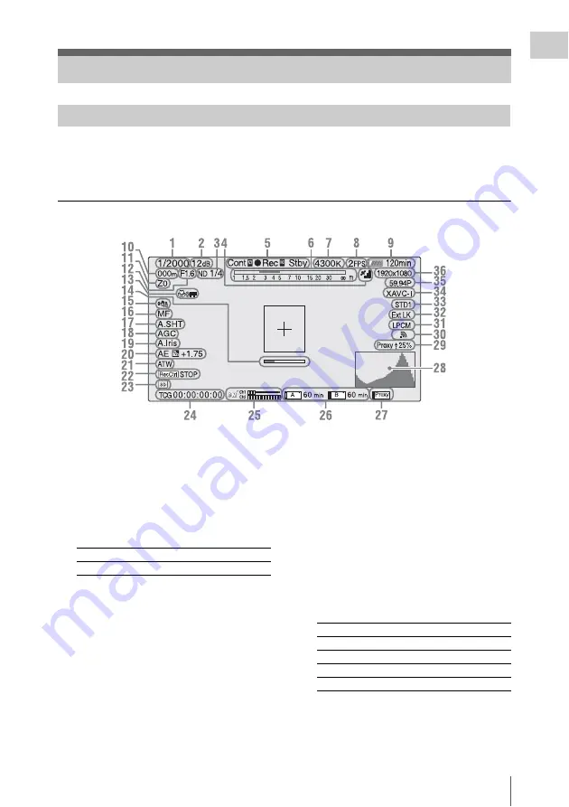 Sony PXW-X160 Operating Manual Download Page 15