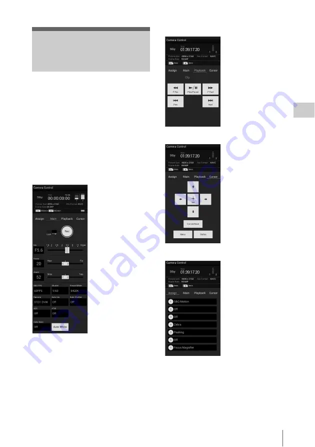 Sony PXW-X160 Operating Manual Download Page 49