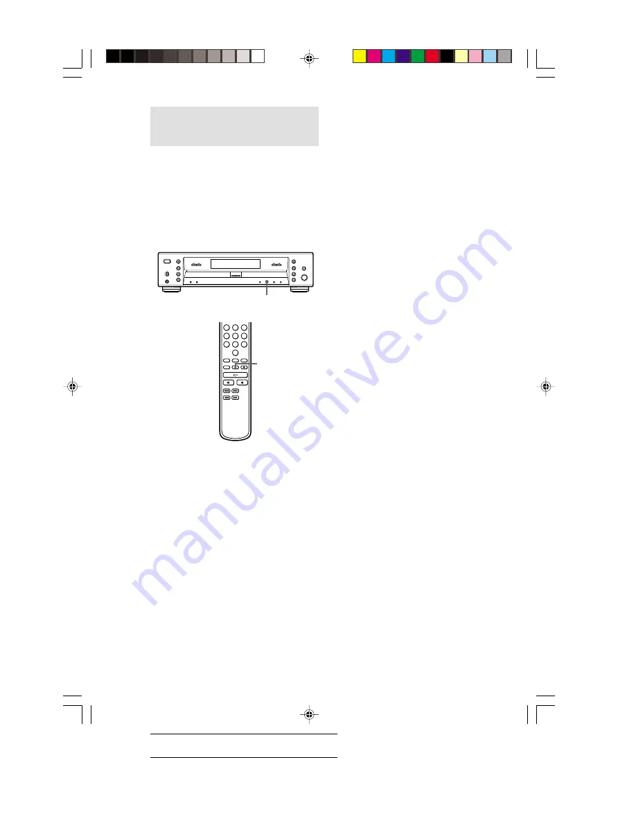 Sony RCD-W1 Operating Instructions  (primary manual) Скачать руководство пользователя страница 22