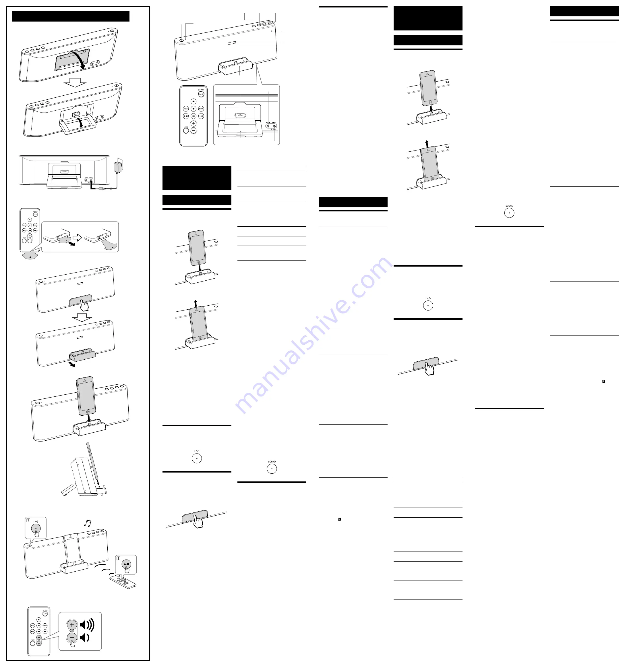 Sony RDP-T50IPN Operating Instructions Download Page 2