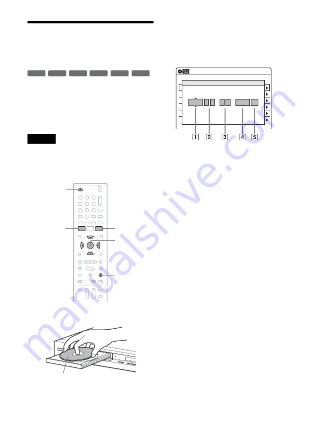 Sony RDR-GX255 Operating Instructions Manual Download Page 126