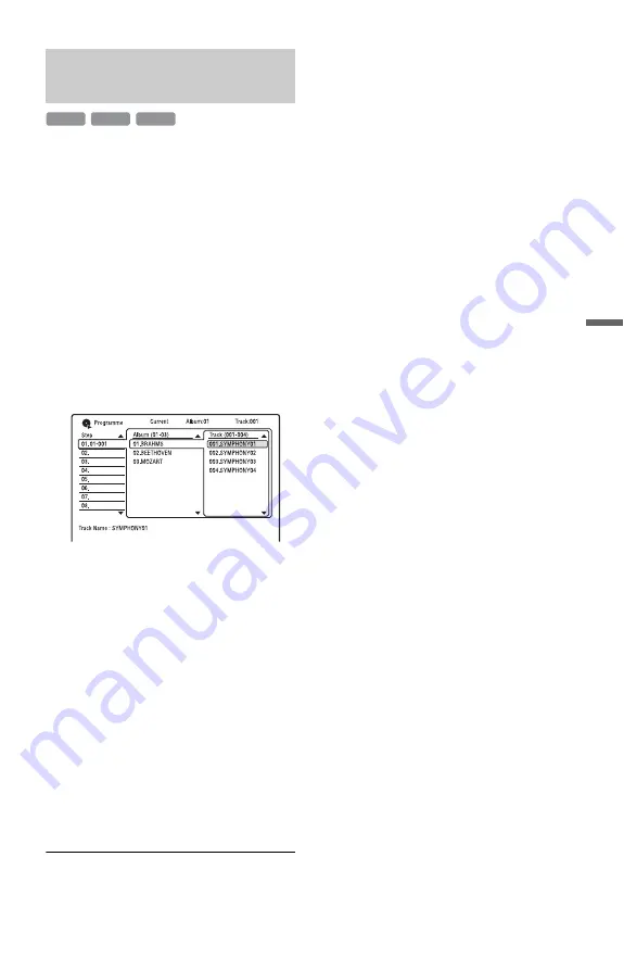 Sony RDR-GX350 Operating Instructions Manual Download Page 69