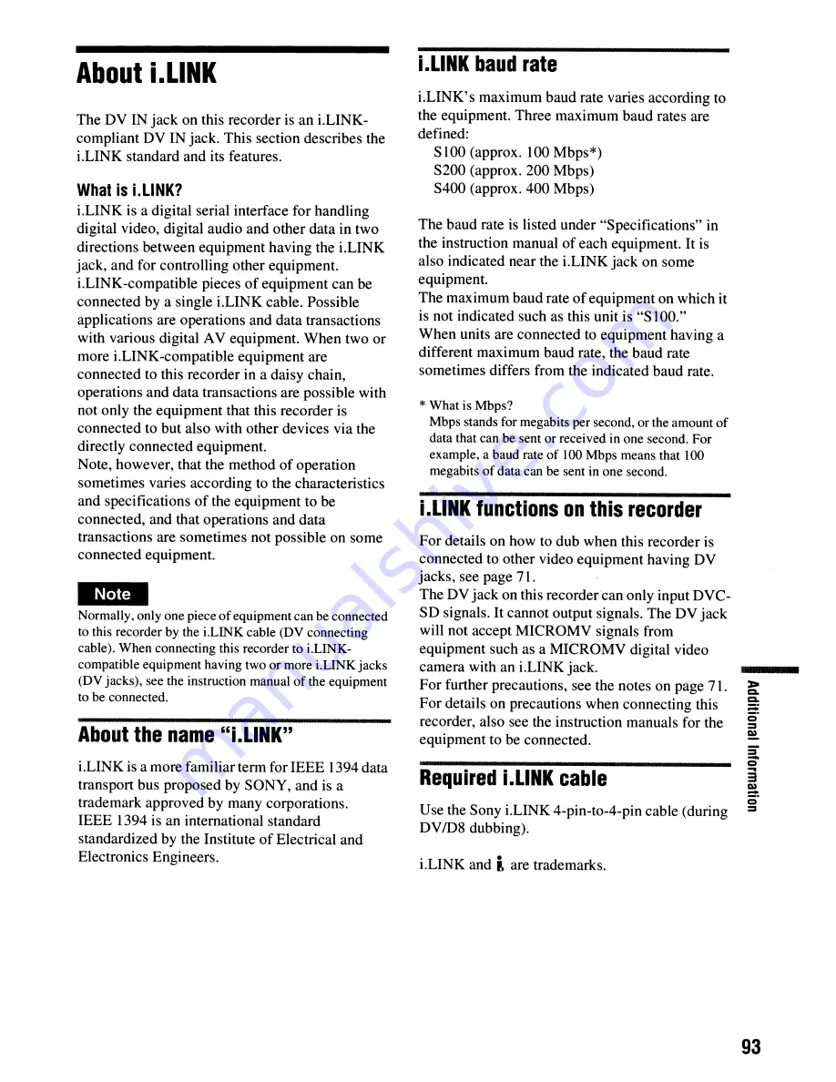 Sony RDR-GX355 - Tunerless DVD Recorder Operating Instructions Manual Download Page 93