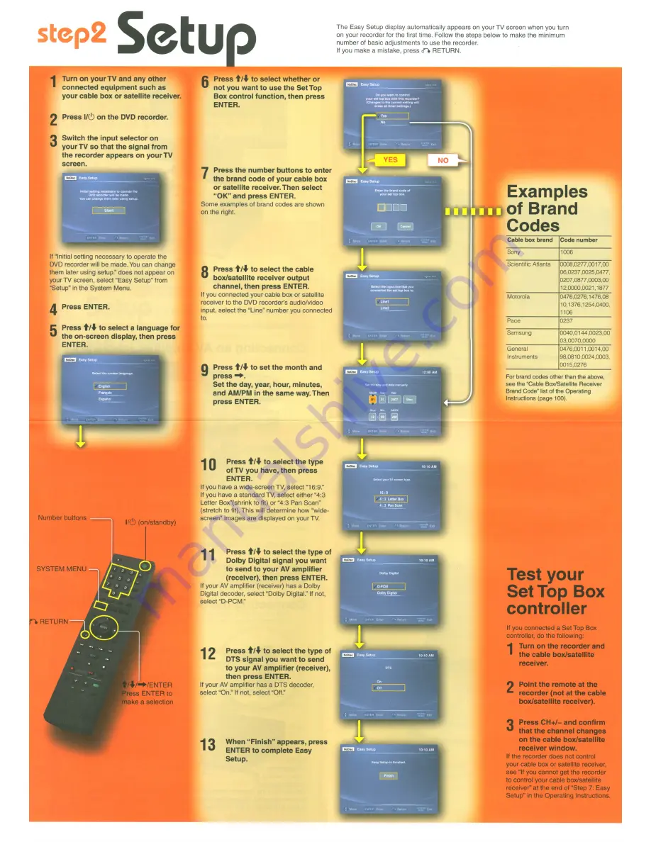 Sony RDR-GX355 - Tunerless DVD Recorder Operating Instructions Manual Download Page 130