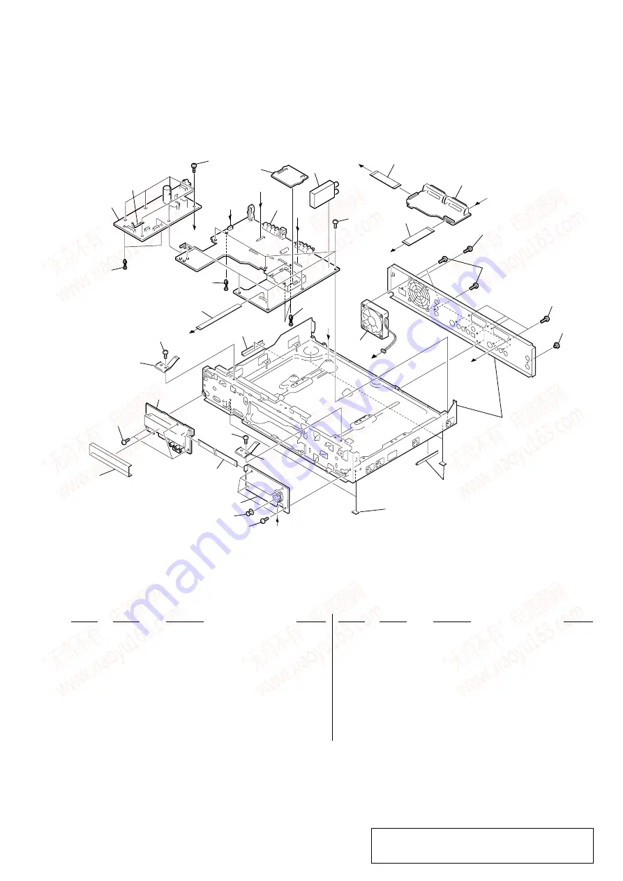 Sony RDR-GXD500 Service Manual Download Page 59