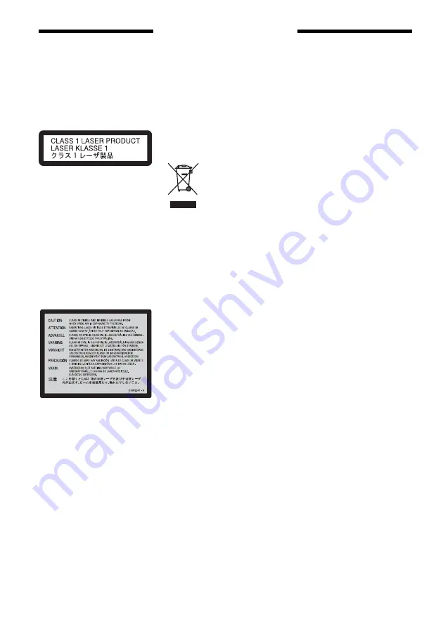 Sony RDR-HX1010 Operating Instructions Manual Download Page 2