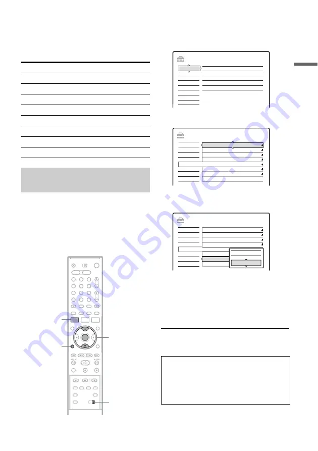 Sony RDR-HX1010 Operating Instructions Manual Download Page 21