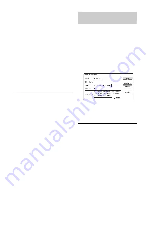 Sony RDR-HXD560 Operating Instructions Manual Download Page 30