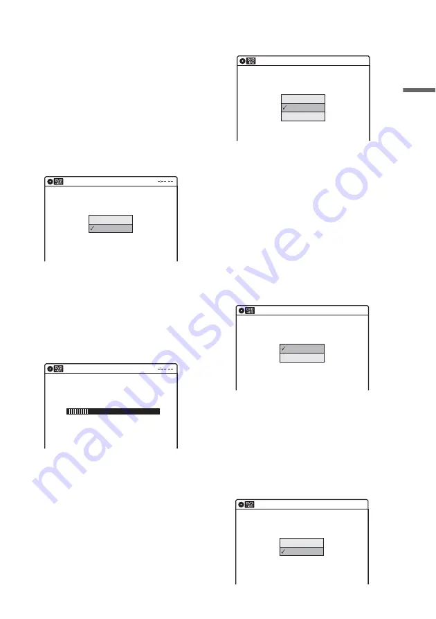 Sony RDR VX500 - DVD Player/Recorder With VCR Operating Instructions Manual Download Page 31