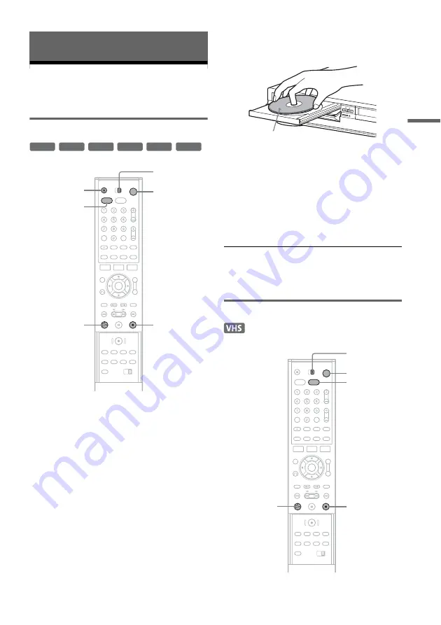 Sony RDR VX500 - DVD Player/Recorder With VCR Operating Instructions Manual Download Page 37