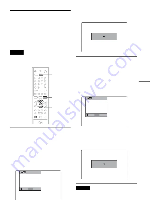 Sony RDR VX500 - DVD Player/Recorder With VCR Operating Instructions Manual Download Page 79