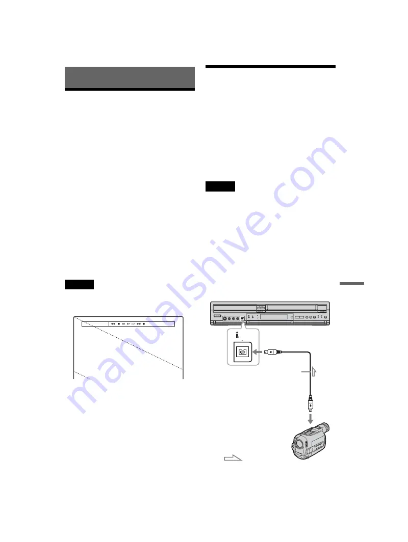 Sony RDR VX500 - DVD Player/Recorder With VCR Operating Instructions Manual Download Page 93