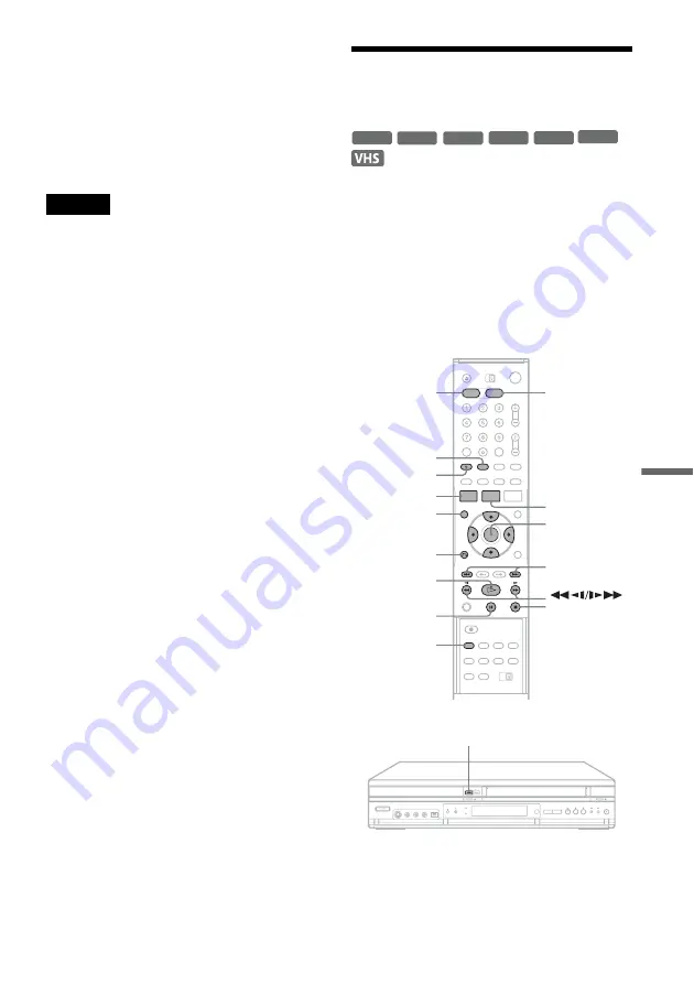 Sony RDR-VX515 - Dvd Recorder/vcr Combo Скачать руководство пользователя страница 83