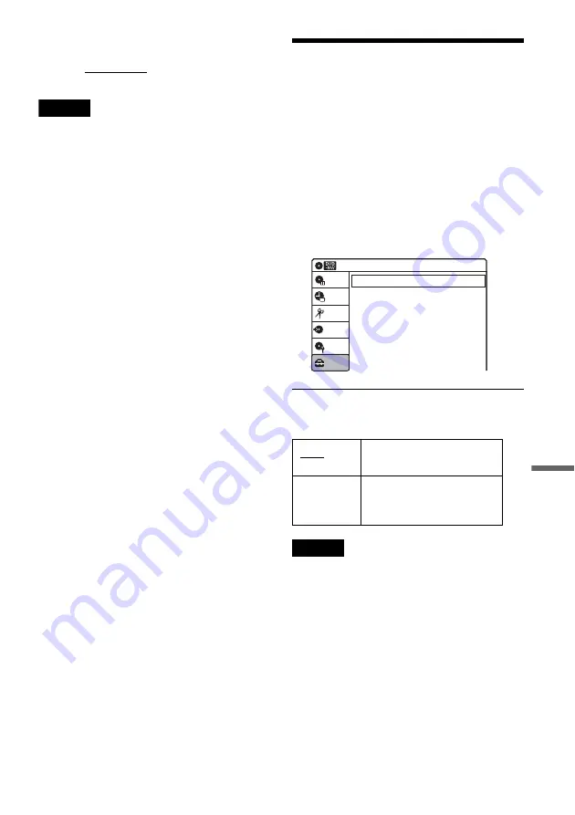 Sony RDR-VX515 - Dvd Recorder/vcr Combo Operating Instructions Manual Download Page 97