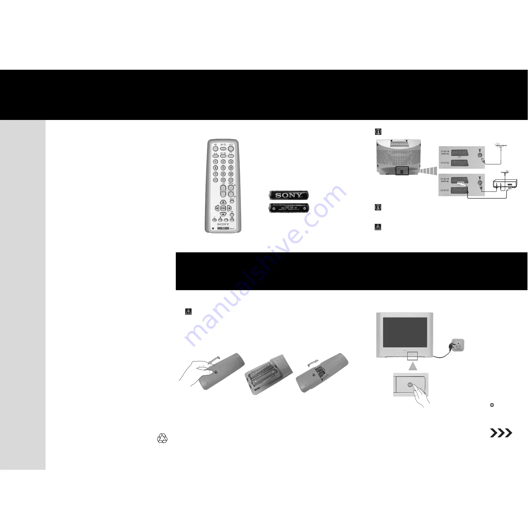 Sony RM-946 Quick Start Manual Download Page 1