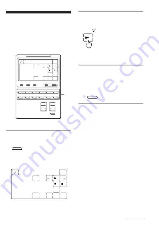 Sony RM-AV2000 Operating Instructions  (primary manual) Operating Instructions Manual Download Page 11