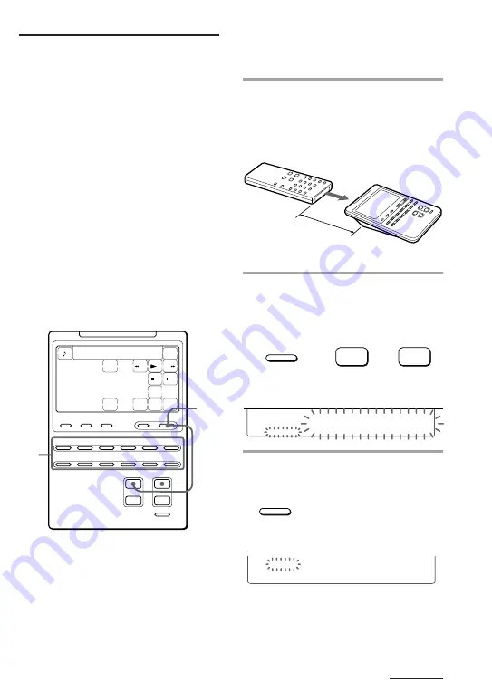 Sony RM-AV2000 Operating Instructions  (primary manual) Operating Instructions Manual Download Page 25