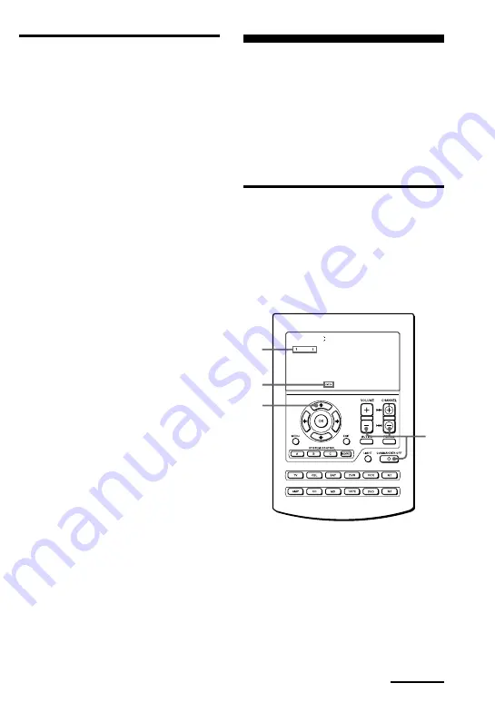 Sony RM-AV2500 - Integrated Remote Commander Operating Instructions Manual Download Page 37