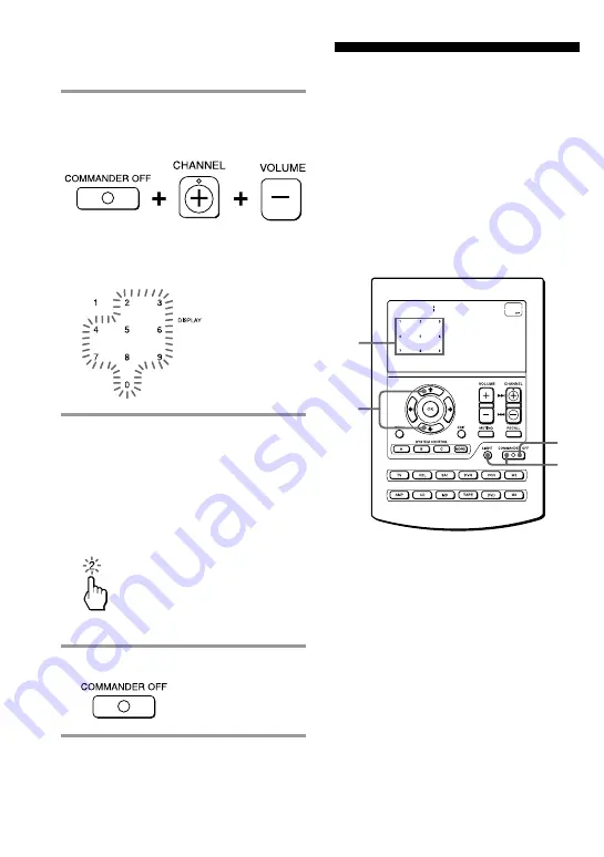 Sony RM-AV2500 - Integrated Remote Commander Operating Instructions Manual Download Page 48