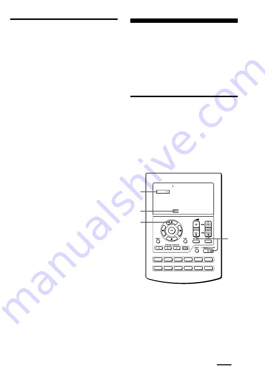 Sony RM-AV2500T Operating Instructions Manual Download Page 105