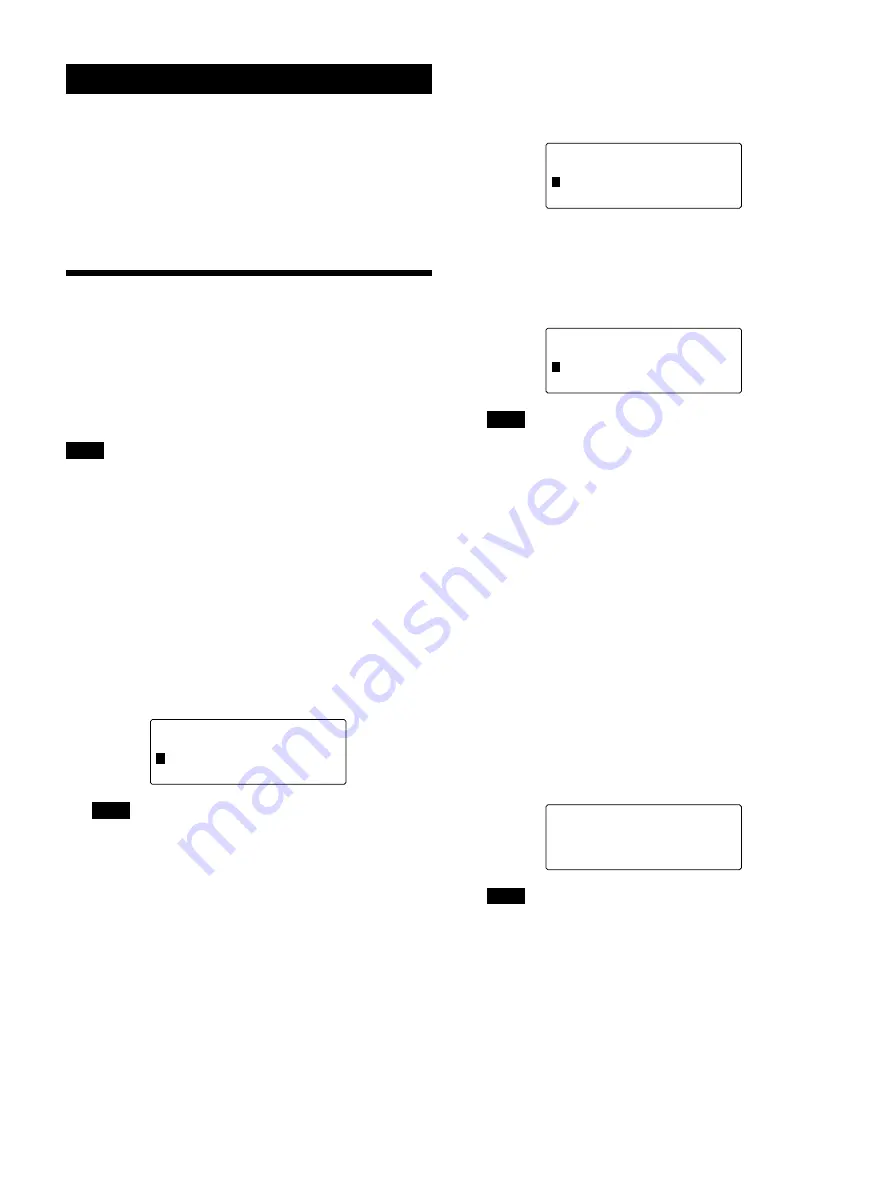 Sony RM-P110 User Manual Download Page 19