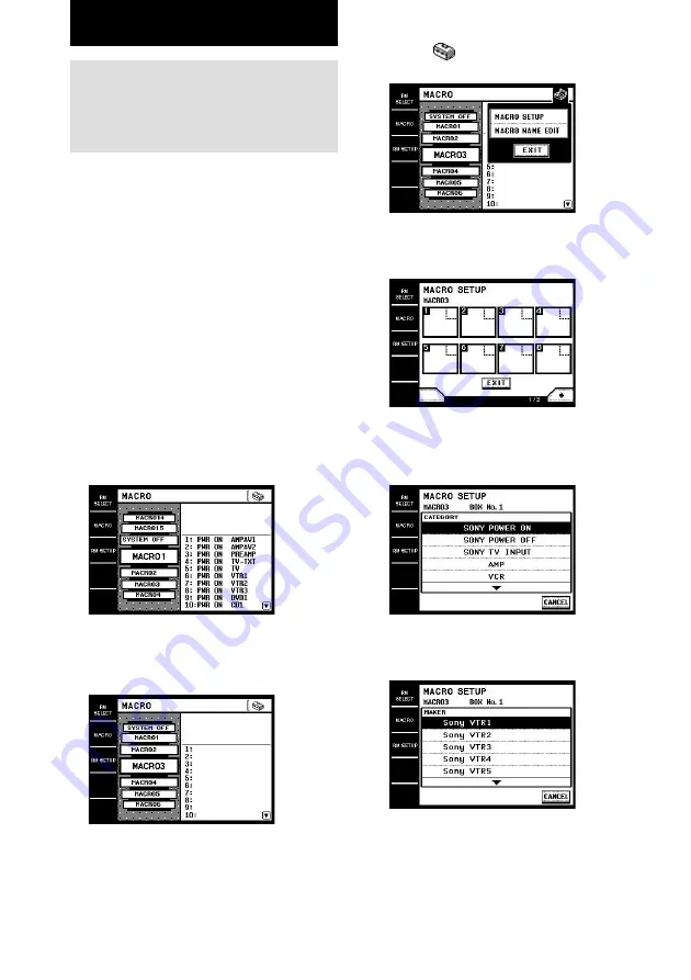 Sony RM-TP1 Operating Instructions / Mode d’emploi Скачать руководство пользователя страница 22