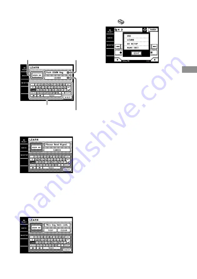 Sony RM-TP1 Operating Instructions / Mode d’emploi Operating Instructions Manual Download Page 27