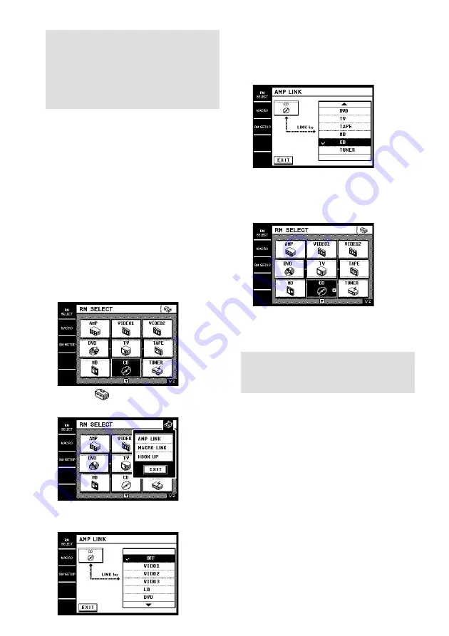 Sony RM-TP1 Operating Instructions / Mode d’emploi Скачать руководство пользователя страница 66