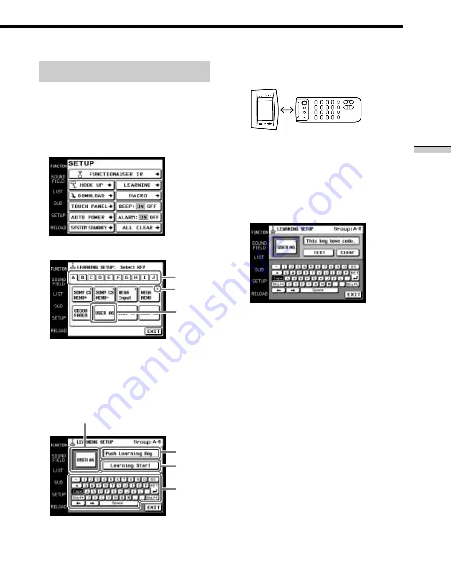 Sony RM-TP503 Operating Instructions Manual Download Page 125