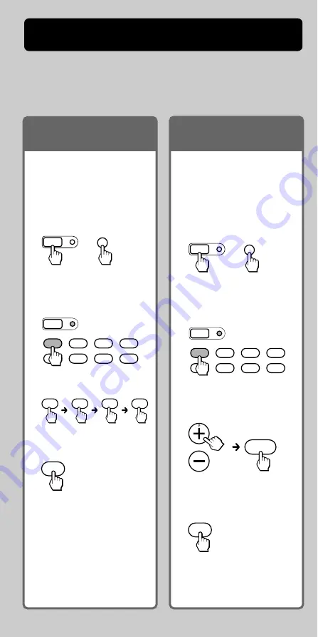 Sony RM VL600 - Universal Remote Control Operating Instructions Manual Download Page 4