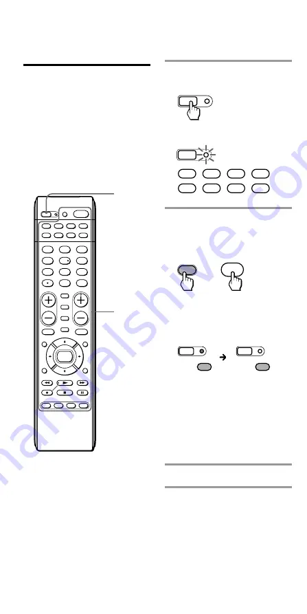 Sony RM VL600 - Universal Remote Control Скачать руководство пользователя страница 22