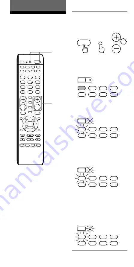 Sony RM VL600 - Universal Remote Control Скачать руководство пользователя страница 34