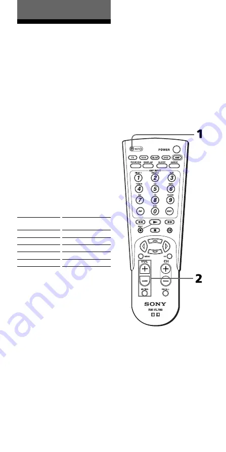 Sony RM-VL700 Скачать руководство пользователя страница 24