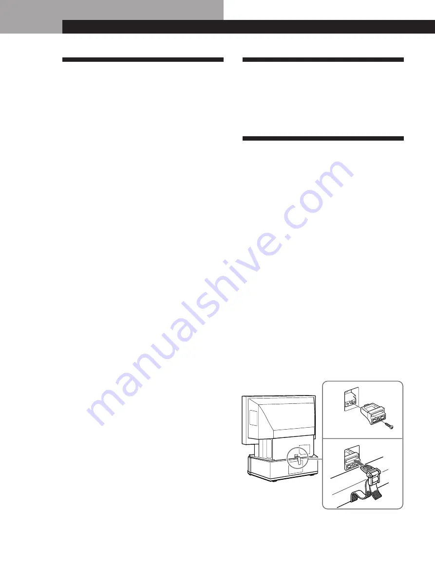 Sony SA-KL50W Operating Instructions Manual Download Page 4