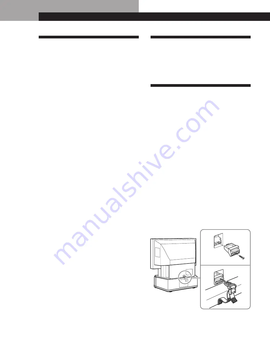 Sony SA-KL50W Operating Instructions Manual Download Page 34